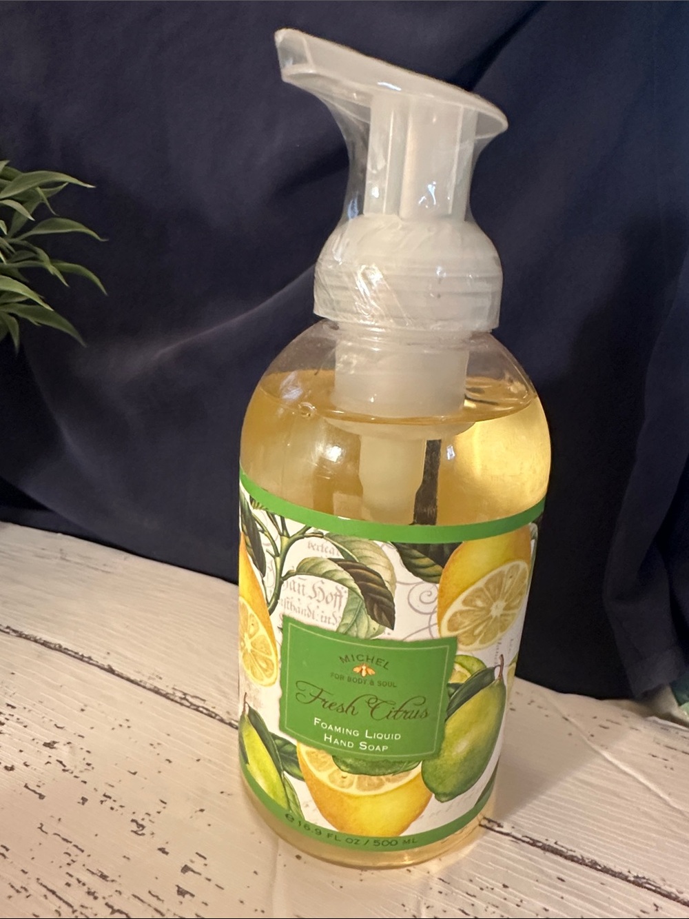Fresh Citrus Foaming Liquid Hand Soap - Yellow Michel design works